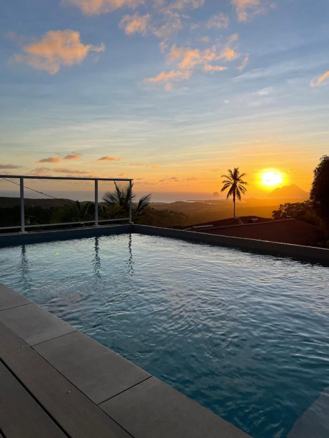 Les Villas Pameyaque 2 F2 Avec 1 Piscine Et 1 F3 Avec 1 Piscine, Superbe Vue Sur La Mer Riviere-Salee Exteriör bild