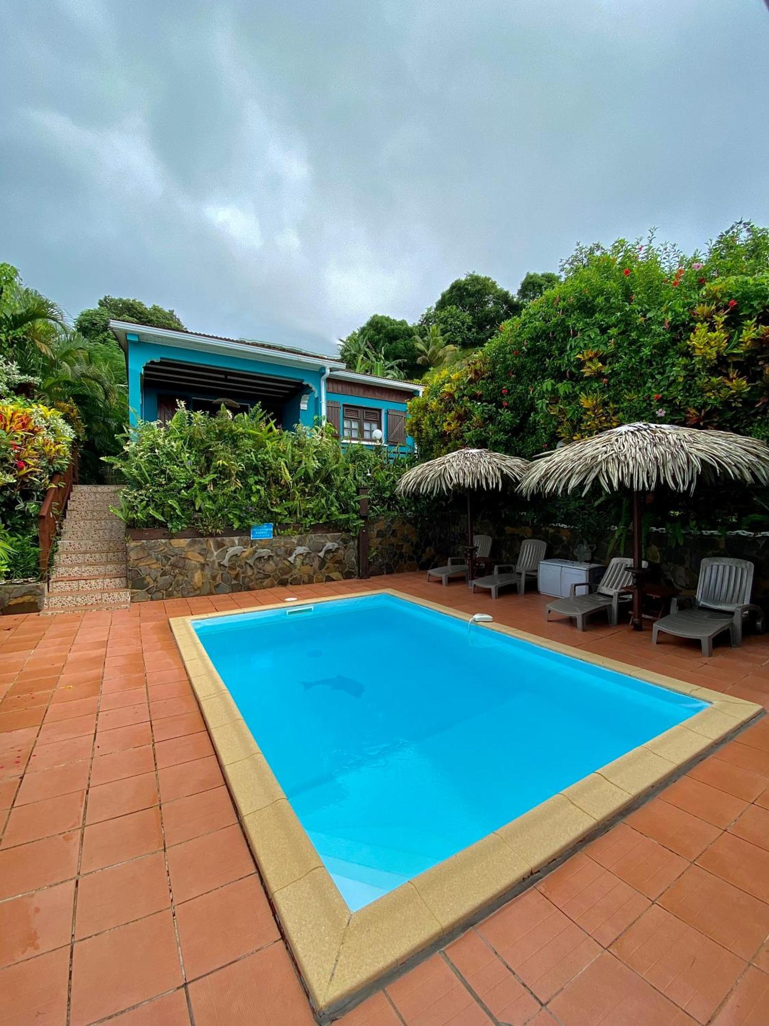 Les Villas Pameyaque 2 F2 Avec 1 Piscine Et 1 F3 Avec 1 Piscine, Superbe Vue Sur La Mer Riviere-Salee Exteriör bild